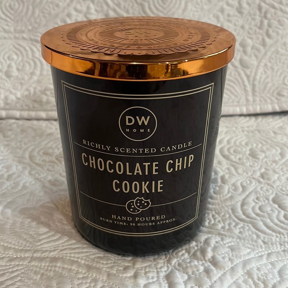 DW Home Chocolate Chip Cookie Candle double‎ wick, New